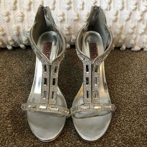 Silver High Heels